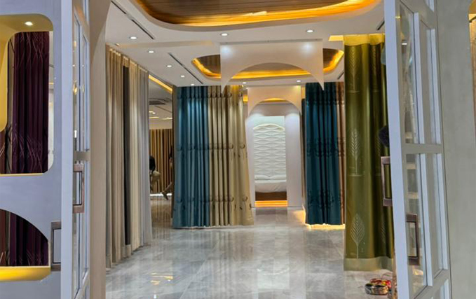 Apartment curtains in Bangladesh